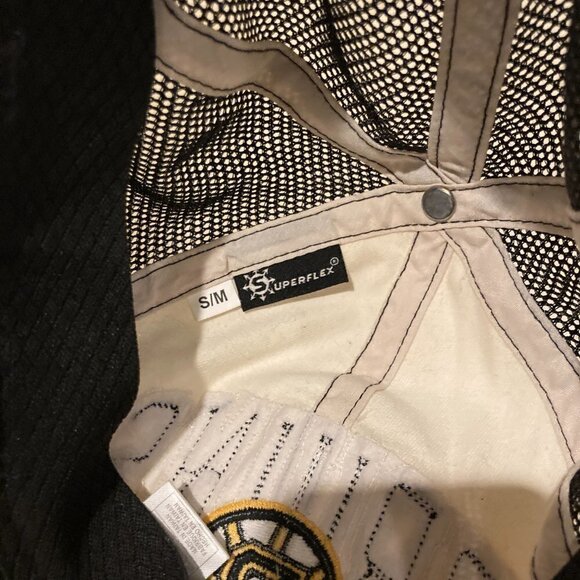 Boston Bruins Old School Reebok Superflex Faceoff Edition Baseball Cap Size S/M - Picture 9 of 13